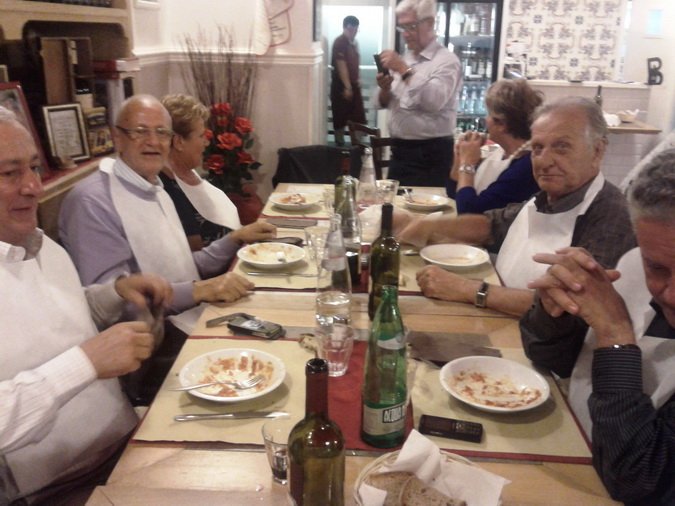 3° raduno a Roma - 23-25 settembre 2013 - 3° giorno - foto___059 - Ostia - cena tipica romana alla ''Buzzicona''
